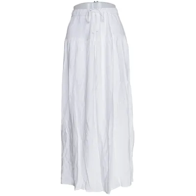 Maxi rok (Wit) van ONLY Linnen, Viscose