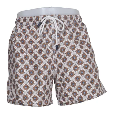 Swim shorts (Brown, White, Blue) from Gran Sasso Recycled polyester