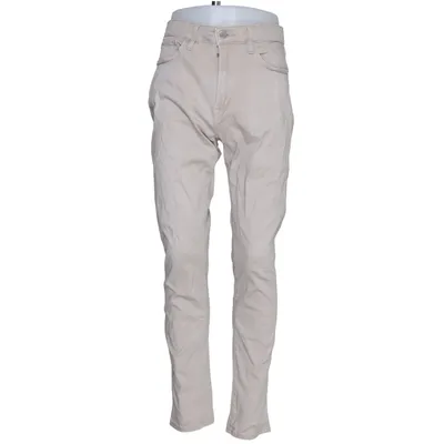 Chinos (Beige) from Uniqlo Cotton, Elastane