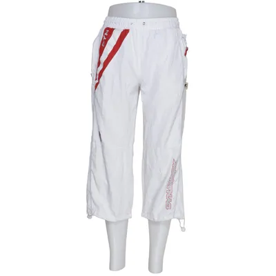 Trekvartsbyxor (Vit, Röd) från Dynawork Polyester