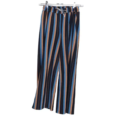 Palazzo broek (Zwart, Blauw, Oranje) van CKS Katoen, Polyester