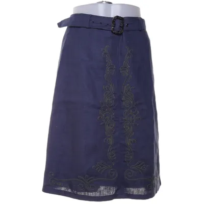 Nederdel (Blå, Flerfarvet) fra Almsach Linned, Polyester