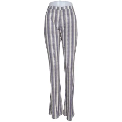 Pantalon patte d'éléphant (Gris, Blanc) de Tommy Girl Élasthane, Polyester