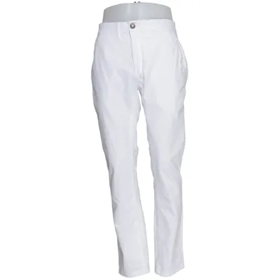 Chinos (Vit) från Dressmann Elastan, Ekologisk bomull