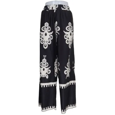 Palazzohose (Schwarz, Weiß) von Shein Curve Elasthan, Polyester