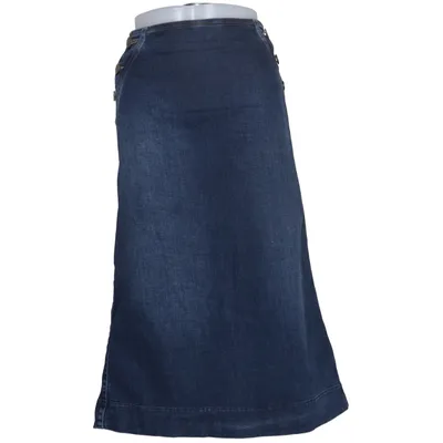 Jeanskjol (Blå) från Isay Bomull, Elastan