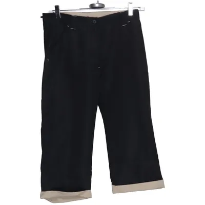 Three-quarter pants (Black) Polyester