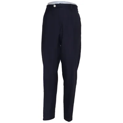 Kostuumbroek (Blauw) van Eleventy Zijde, Viscose, Wol