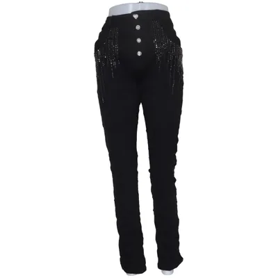 Jeans (Svart) från Marta du Chateau Bomull, Elastan