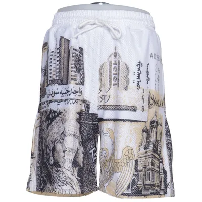 Basketshorts (Vit, Flerfärgad) från Runge