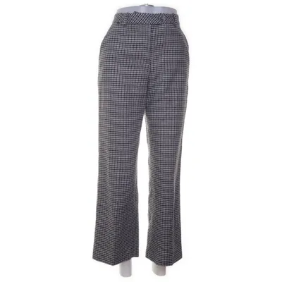 Kostuumbroek (Zwart, Beige) van Morris Lady Elastaan, Polyester, Wol