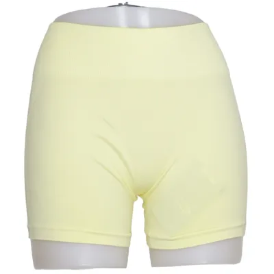 Compressieshorts (Geel) van Smilodox Elastaan, Polyamide