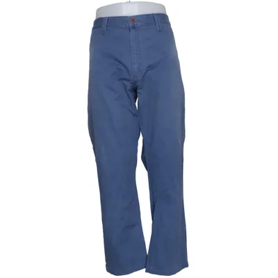 Chinos (Blauw) van American English by Park Lane Katoen