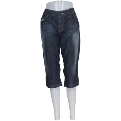 Pantacourt (Bleu) de ESPRIT Denim Coton, Élasthane