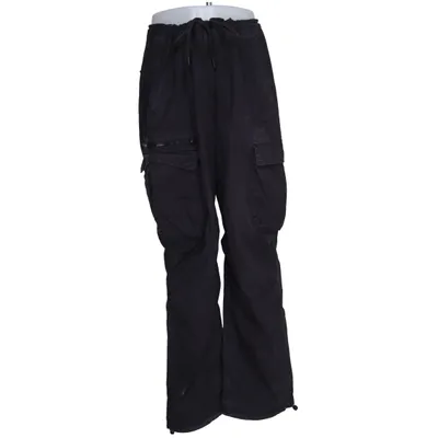 Pantalon cargo (Noir) de H&M Coton, Élasthane