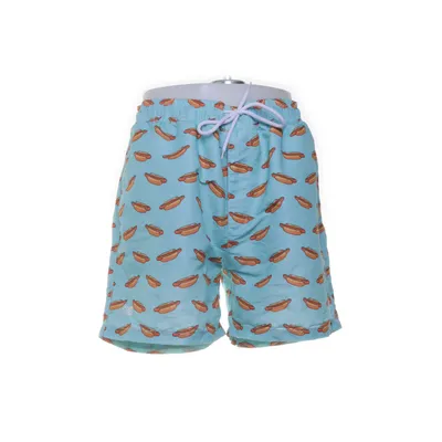 Badshorts (Blå, Flerfärgad) från Biltema Polyester