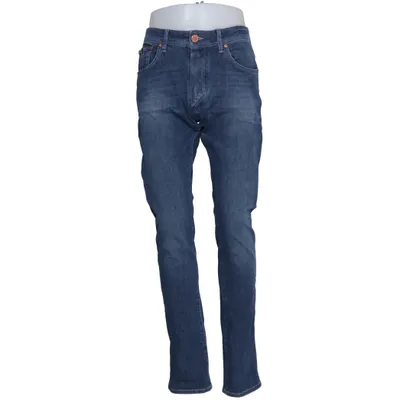 Spijkerbroek (Blauw) van Barba Napoli Katoen, Elastaan