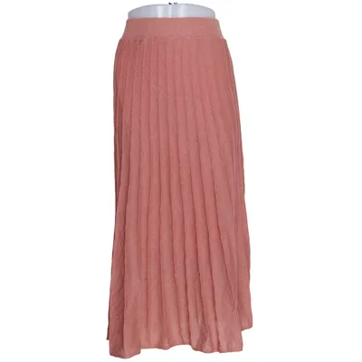 Maxi skirt (Pink) from Sfera Collection Metallic fiber, Polyester, Viscose