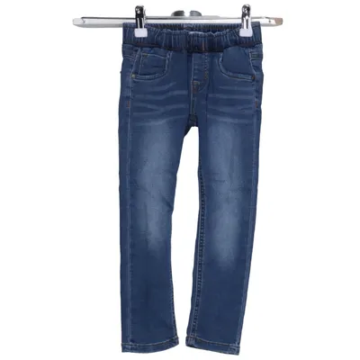 Jean (Bleu) de Name It Coton, Élasthane, Polyester