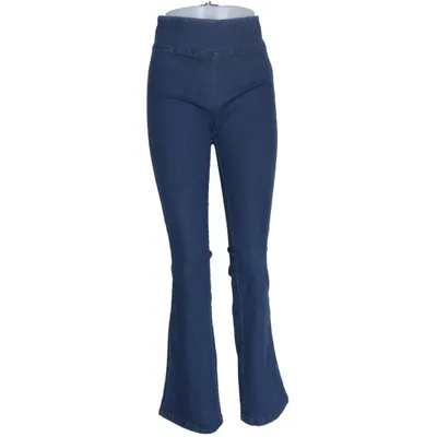Jeans (Blå) fra Flare Bomuld, Elastan, Polyester