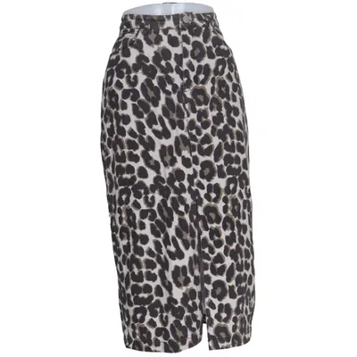 Skirt (Beige, Black) from Samsa Collection Cotton