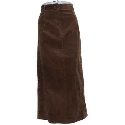 Kjol (Brun) från Leisure Wear Bomull, Elastan