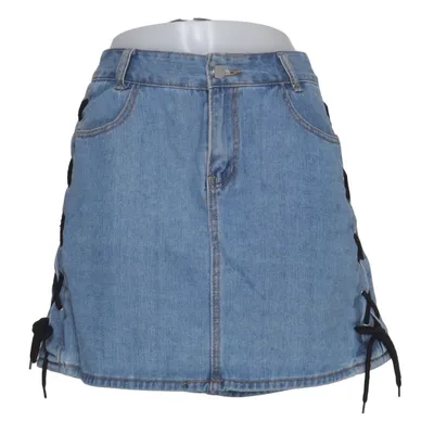 Jeanskjol (Blå) från Fashion Jeans Bomull, Polyester