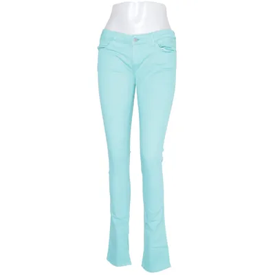 Chinos (Turkos) från Wrangler Bomull, Elastan