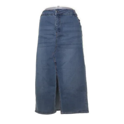 Spijkerrok (Blauw) van VRS Woman Katoen, Elastaan