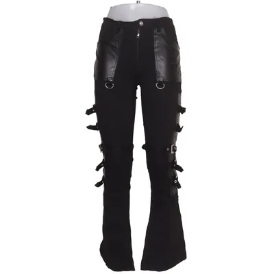 Pantalon (Noir) de Gothicana by EMP Coton, Élasthane, Polyester