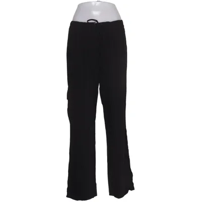 Cargo broek (Zwart) van Contempora Katoen, Linnen, Polyester, Viscose