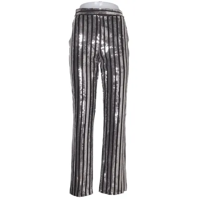 Broek (Zwart, Zilver) van Emilie Briting x NA-KD Polyester