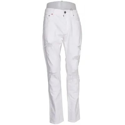 Jeans (White) from American Eagle Outfitters Cotton, Elastane, Polyester