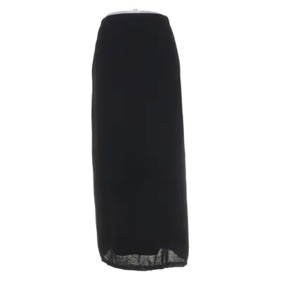 Långkjol (Svart) från Leoni Lyocell, Polyester, Silke, Ull