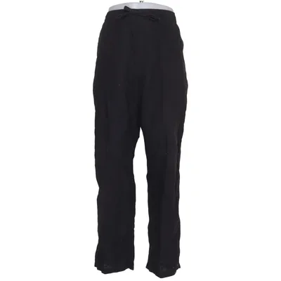 Pantalon (Noir) de H&M Coton, Lin