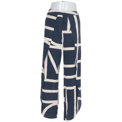 Wrap pants (Blue, Beige) from Totême Silk