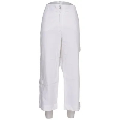 Three-quarter pants (White) from Cambio Cotton, Elastane