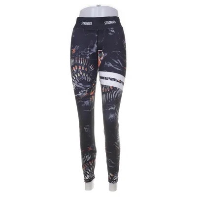 Træningsleggings (Sort, Flerfarvet) fra Stronger Elastan, Polyester