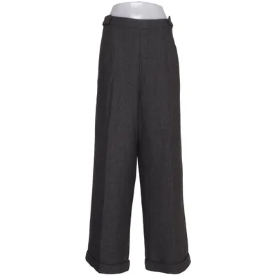 Kostuumbroek (Grijs) van Banned Retro Polyester
