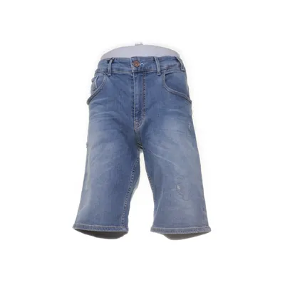 Denim shorts (Blauw) van Petrol Katoen, Elastaan