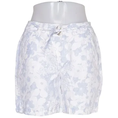 Shorts (White, Blue) from Mat de Misaine Linen, Tencel