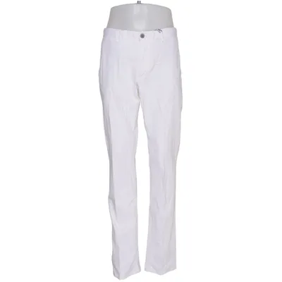 Chinos (Wit) van Massimo Dutti Katoen, Elastaan