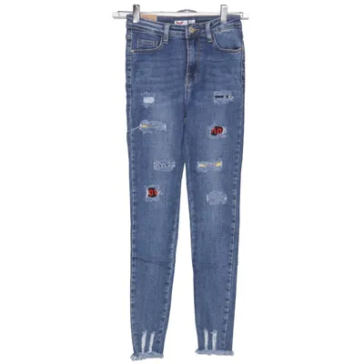 Jeans (Blå) fra Daysie Bomuld, Elastan, Polyester