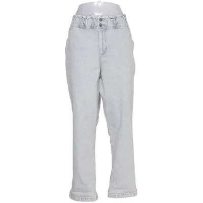 Jeans (Blue, White) from Gina Cotton, Elastane, Polyester