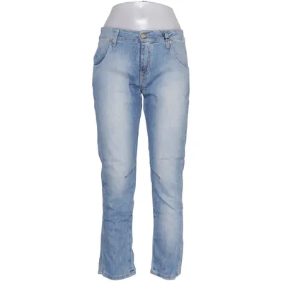 Spijkerbroek (Blauw) van Met Katoen, Elastaan