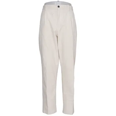 Corduroy broek (Wit) van H&M Man Katoen, Elastaan, Polyester