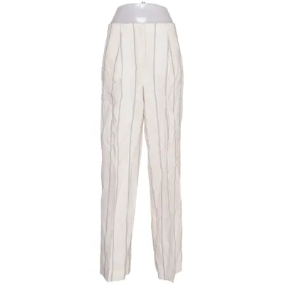 Palazzobyxor (Beige) från Massimo Dutti Linne, Viskos