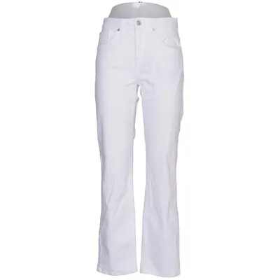 Jeans (Hvid) fra Denim Rebel Bomuld, Elastan