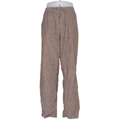 Byxor (Brun) från H&M Bomull, Linne, Polyester
