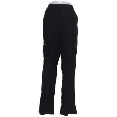 Cargo pants (Black) from Sinsay Polyester, Viscose